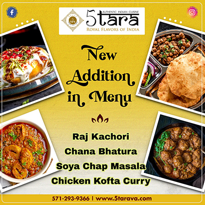 5 Tara New Menu Items | Village at Leesburg