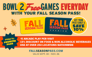 Fall Season Pass at Bowlero icon