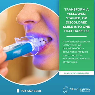 Zoom Whitening Promotion at Village Dentistry of Leesburg icon