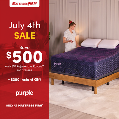 Mattress Firm July 4th Sale – Save $500 icon