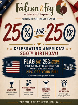 25% All July at Falcon & Fig icon